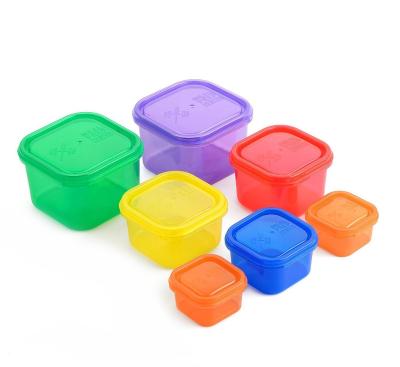 China 7pcs Food Freshness Preservation and Storage Meal Prep System Lose Weight Monitoring Containers for Diet and Nutrition for sale