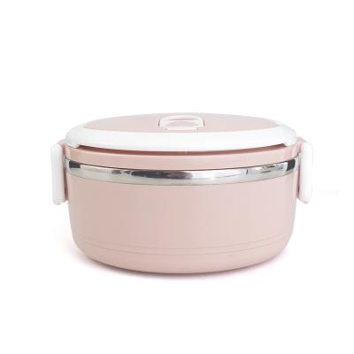 China Keep Hot Food Insulated Stainless Steel 3 Layers Stackable Lunch Box Portable BPA Bento Box Thermo Leak Proof Container for sale