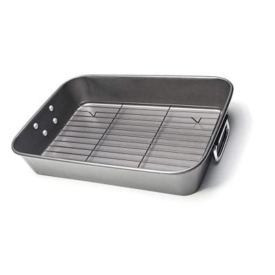 China Aluminum Metal Stick Bread Pan Bread Tray Sheet Tray Bakery Non Care Bread Baking Tray for sale