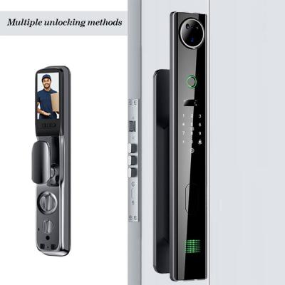 China Intelligent Door Locks Cerradura Digital Tuya Built-in Camera High Quality Smart  Hotel Locks For 5 Star Hotels FS-Q93DTY for sale