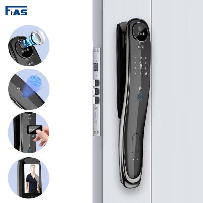 China Home Hotel Apartments Office newest Design Electronic smart Door Locks with camera  FingerPrint smart lock deadbolt for home hotel wholesale for sale