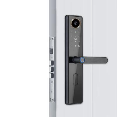 China Biometric Tuya Wifi OEM Waterproof Smart Apartment Digital Code Card APP Remote Control Fingerprint Intelligent Door Lock FS-898PHTY for sale