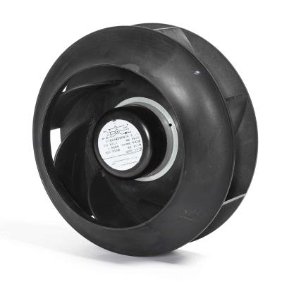 China Exhaust Ventilation 250mm EC Brushless Motor EC 115v/230V Rear Curved Centrifugal Fan for sale