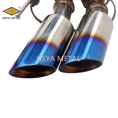 China Exhaust System Car Muffler And Downpipe Automotive Exhaust System For Auto Exhaust Pipe Flexible Parts Exhaust Rainbow Tip for sale