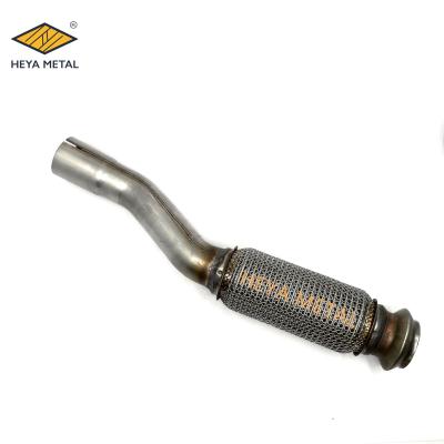 China Automotive Flexible Exhaust System Mufflers System With Tube 2.5 Inch Exhaust Flexible Downpipe Parts For Honda for sale