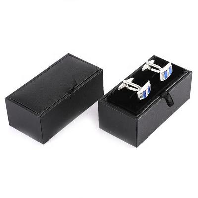 China High Quality Hard Wholesale Price Cardboard Material Custom Paper Recyclable Package Boxes Vintage Luxury Jewelry Gift Box For Cuff Link for sale