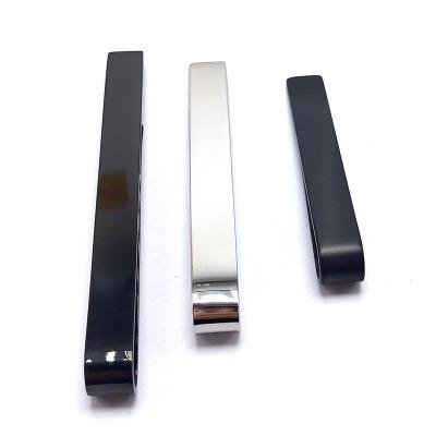 China Factory Wholesale Silver Shiny Polished Silver Tie Bar Accessory Link Clip Bar Pulls For Men for sale