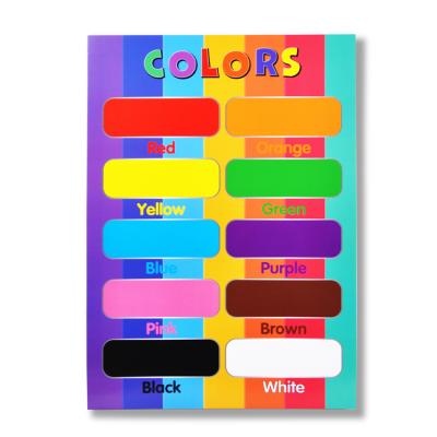 China Children Education Wide Variety Color Changing Children Learn Poster Classroom Educational Poster for sale