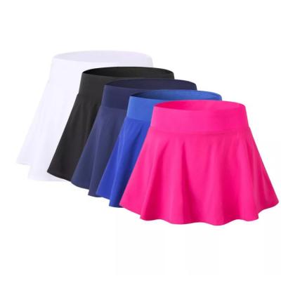 China Plus Size High Waist Women's Training Tennis Skirts Sport Wear Skirts For Female for sale