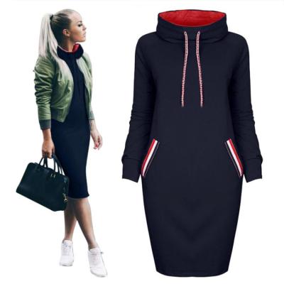 China High Quality Breathable Women's Casual Jumper Dress For Women Winter Long Sleeve for sale