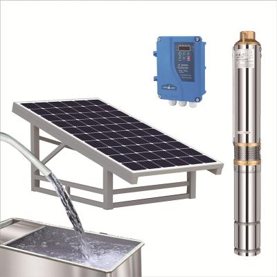 China Family homes 48v 600w 3.8m0.8/hp 80m submerge 3 solar submers pump off grid 96 v solar pump with regular for sale