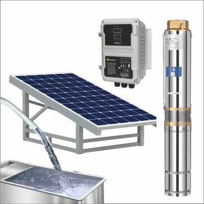 China Homemade 1500watts dc 200v dc 85m gph magnetic submersible solar pump 9.5 m3/h solar powered shallow well pump for sale