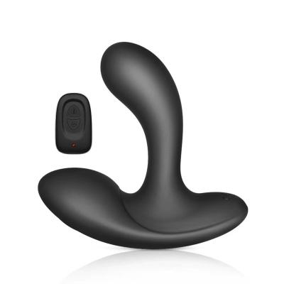 China Hot Sale Silicone Anal Plug Butt Plug Vibrator With Wireless Remote Control Anal Toys Butt Plugs For Male Masturbate for sale