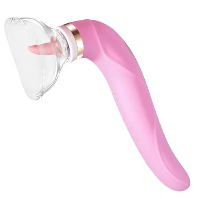 China Nipple Sucking Clitoral Stimulator Products Vibrator G-spot Adult Oral Sex Toys For Woman Nipple Sucking Clitoral Stimulator Sex Licking Tongue Sucker Vibrator for sale