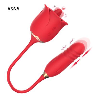 China .10tongue licking vibration+12 stretching vibration women sex toys vibration licking vibrator for women masturbation vagina cat rose vibrator for women for sale