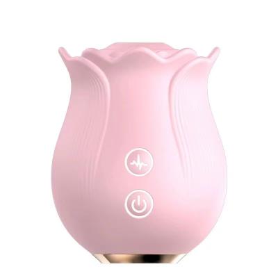 China Promotion Big Clitoris Clit Sucker Nipple Stimulator Sucking Flower Red Rose Nipple Clitoral Stimulator Clit Sucker Sex Toy Vagina Vibrator Suction Vibrator For Women for sale