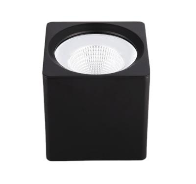 China Modern high quality ceiling wall mounted square 7W 10W 12W 15W 20W 30W 40W led outdoor mounted cob downlight for sale