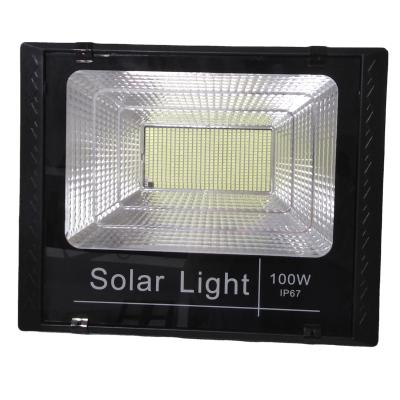 China IP65 Timer Street Light 50w 100W 150w 200w Aluminum Solar Panel Remote Garden +Light+Outdoor Solar System Led Flood Light for sale