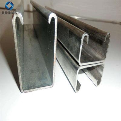 China Steel Structure Construction Junnan China Factory Q235 SS400 Galvanized Steel Channel Purlin C Steel Beam Viga de acero C for sale