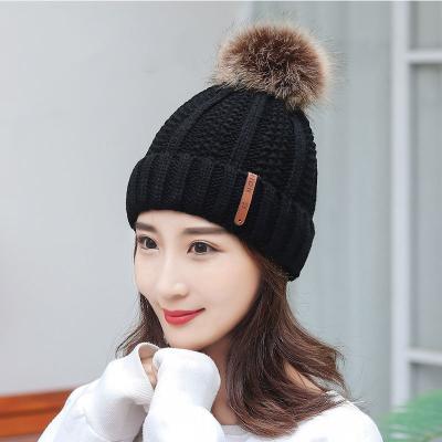 China china factory production JOINT beanie hat adult solid knitted winter hats for men for sale