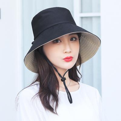 China Customized high quality men's summer fisherman hat bucket hats with strings for sale for sale