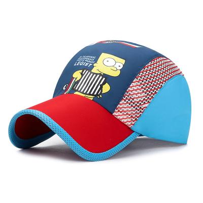 China New Fashion Design Tkids Tie Dye Kid's Toddler Pink Baseball Cap Baby Sky Blue Hat Kids Quick Dry Boy Hats for sale