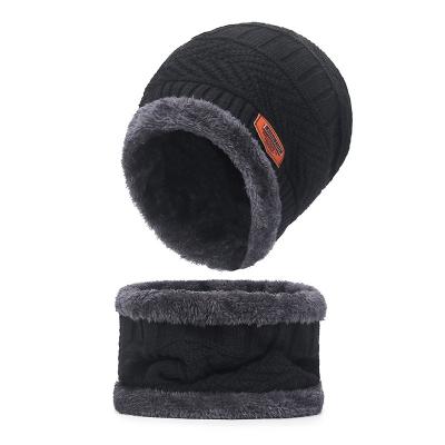 China High Quality Knitted Knitted Custom Hat and Ski Polyester Trump 3D Winter Warm Feeling Skull Cuff Tube Neck Warmer for sale