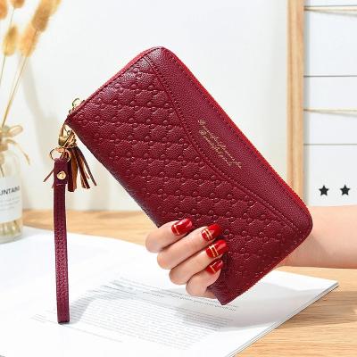 China Waterproof Women's Wallet Large Female Wallet Female Card Holder Ladies Wallets for sale