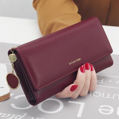 China 2022 Waterproof Customized Minimalist PU Leather Wallet Ladies Long Wallets For Women Phone Fashionable Wallet for sale