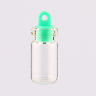 China Gift & Plastic Vial Bottle Jar With Cork Small Tiny Craft Glass 1ml Mini Cap for sale