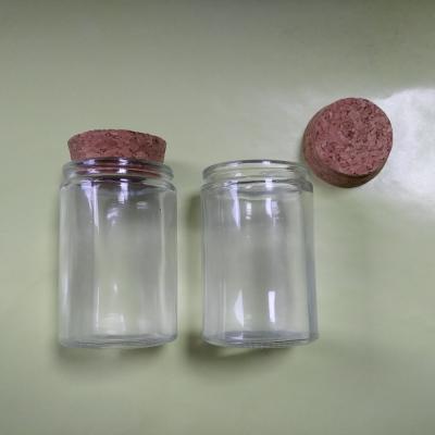 China Hot Sale 50ml Cork Top Glass Jar Bottle CANDY Pack of 5 on sale for sale