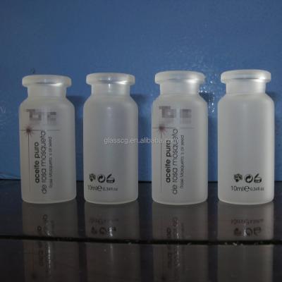 China Hot Sale Cosmetic Glass Bottle With Printed Vial Bottle Printing for sale