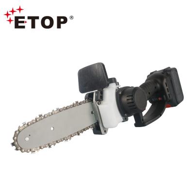 China Other ETOP Wholesale High Quality Lithium Battery Garden Tools Wirless Electric Chainsaw for sale