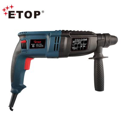 China Custom 800W Selection ETOP Electric Hammer/Electric Drill/Electric Support Function 3 in 1 Function Rotary Hammer Drill Machine Electric Power Drill for sale