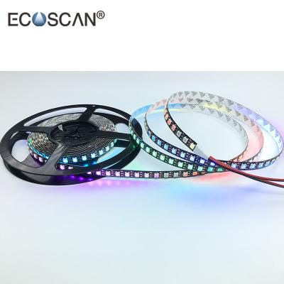 China Affordable Programmable Dream Decoration WS2812B Color Changing Grow LED Digital Strip 60LED/M 5M 5V for sale