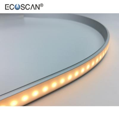 China Radiator Ecoscan LS1806B Opal Milky Bendable Clear Frosted Tube Led Strip Light Diffuser Profile for sale