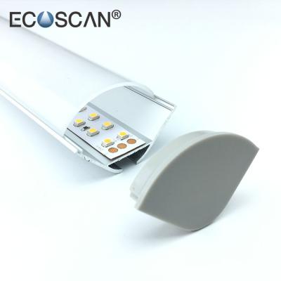 China Aluminum Led Radiator Ecoscan Corner Profile For Light for sale