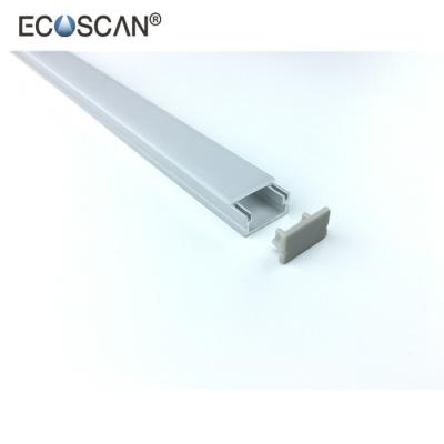 China Heatsink Ecoscan Clear Frosted Opal Milky Latest Design Led Profile Light for sale