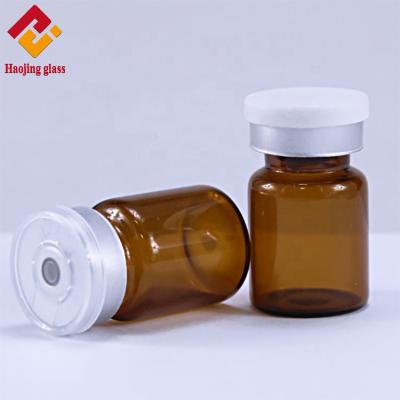 China Custom e-Friendly 5ML Amber Ampoule Pharmaceutical Glass Bottles Medicine Mini Small Glass Vial Pill for sale