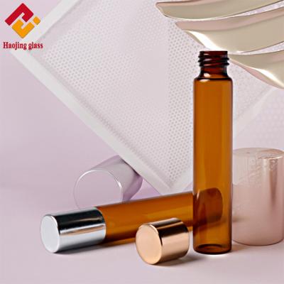 China brown e-friendly dark glass essence, oil bottle, perfume massage ball bottle for sale