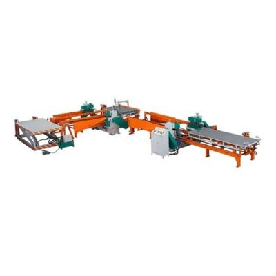 China Wood Based Panel Edge Cutting High Precision Automatic Wood Panel Cutting Saw Machine for sale