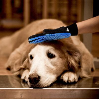 China Lovely Viable Dog Pet Grooming Mitt Hair Brush Mitt for Combing Pet Hair for sale