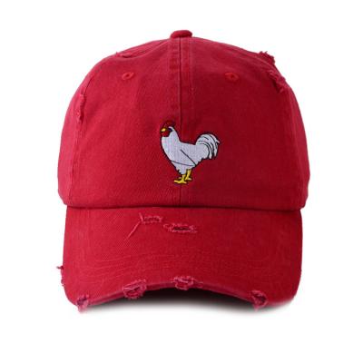 China COMMON Most Popular Brand New Worn Distressed Baseball Cap for sale