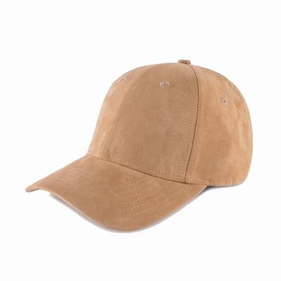 China COMMON High Quality Suede Custom 6 Panel Blank Sports Baseball Cap With Embroidered Logo for sale