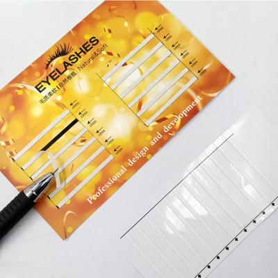 China Waterproof Professional Manufacturing Customized Fashion Eyelash Card Bottom Gold Foil Stamping False Eyelash Paper Card for sale