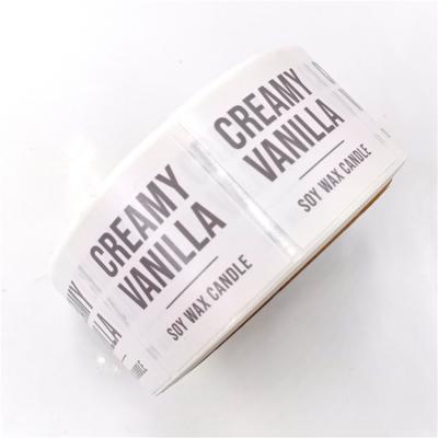 China Waterproof In Sale Quality Sticker Roll Synthetic Paper Label With Logo For Bag Jar for sale