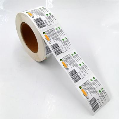 China Raincoat Made In China Customized Printing Clear Label Logo Product Information Sticker for sale