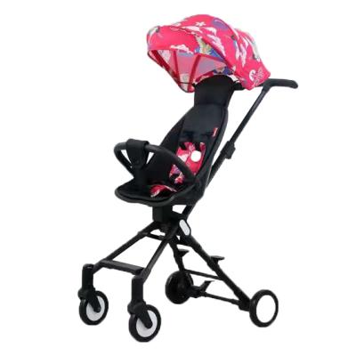 China 3 Seat Pram Two Way Foldable Baby Stroller In 1 Dropshipping Luxury Baby Buggies Umbrella Light Summer Trolley Folding Trolley for sale