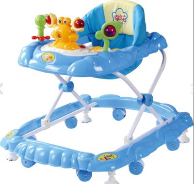 China 8023 Cotton Baby Walkers Kids Baby BB Baby Teach Driving Walker To Learn Training With Toy Music for sale