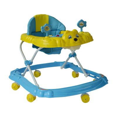 China Cotton baby walker anti-O-leg baby anti-rollover trolley baby can sit and push to learn to ride for sale